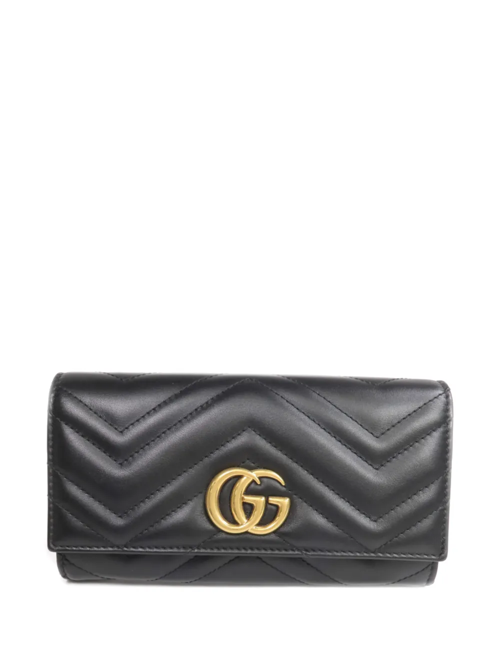 Gucci Pre-Owned GG Marmont wallet - Nero
