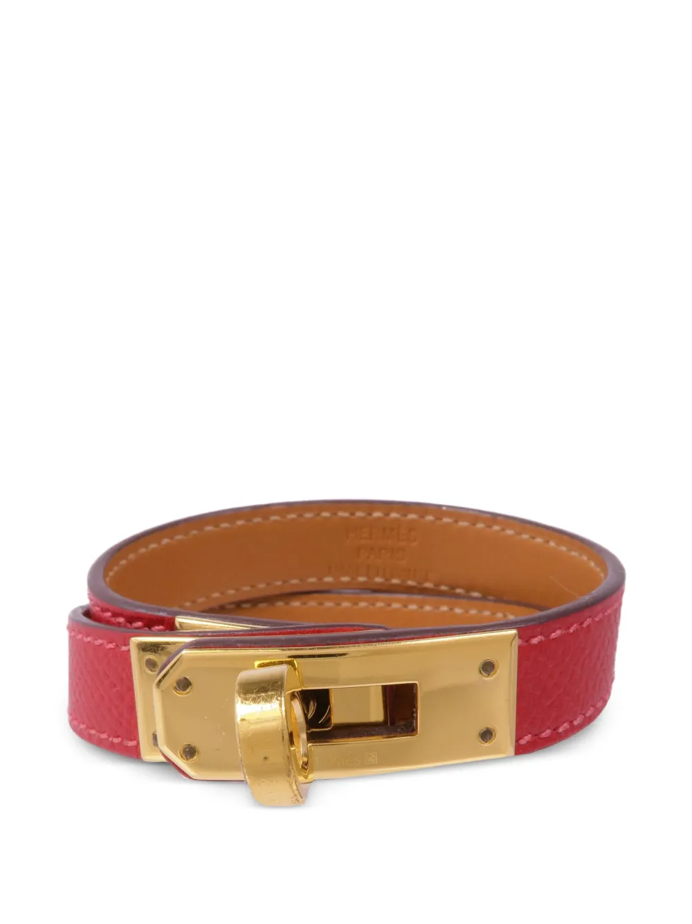 Hermès Pre-Owned 2012 Hermès Kelly Double Tour bracelet - Rot