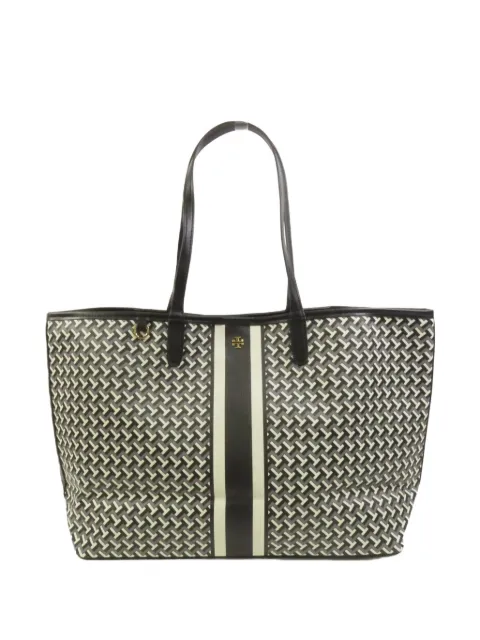 Tory Burch geometric-print stripe tote bag
