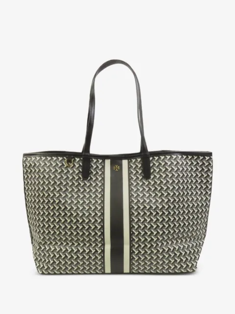 Tory Burch geometric-print stripe tote bag