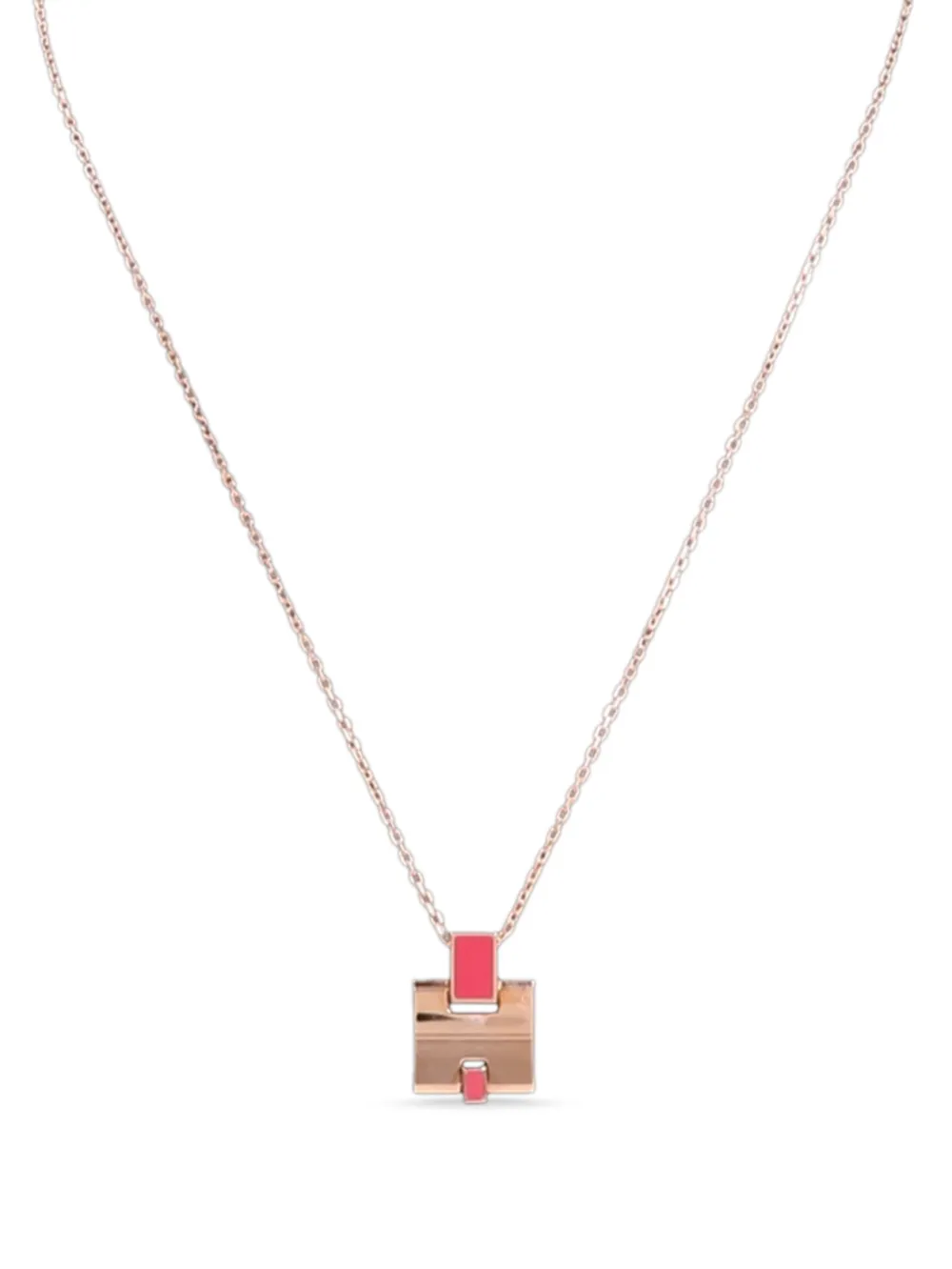 Hermès Pre-Owned Eileen pendant necklace - Rosa