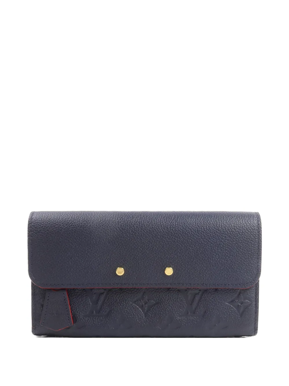 Louis Vuitton Pre-Owned Marine Monogram-pattern bifold long wallet - Blu