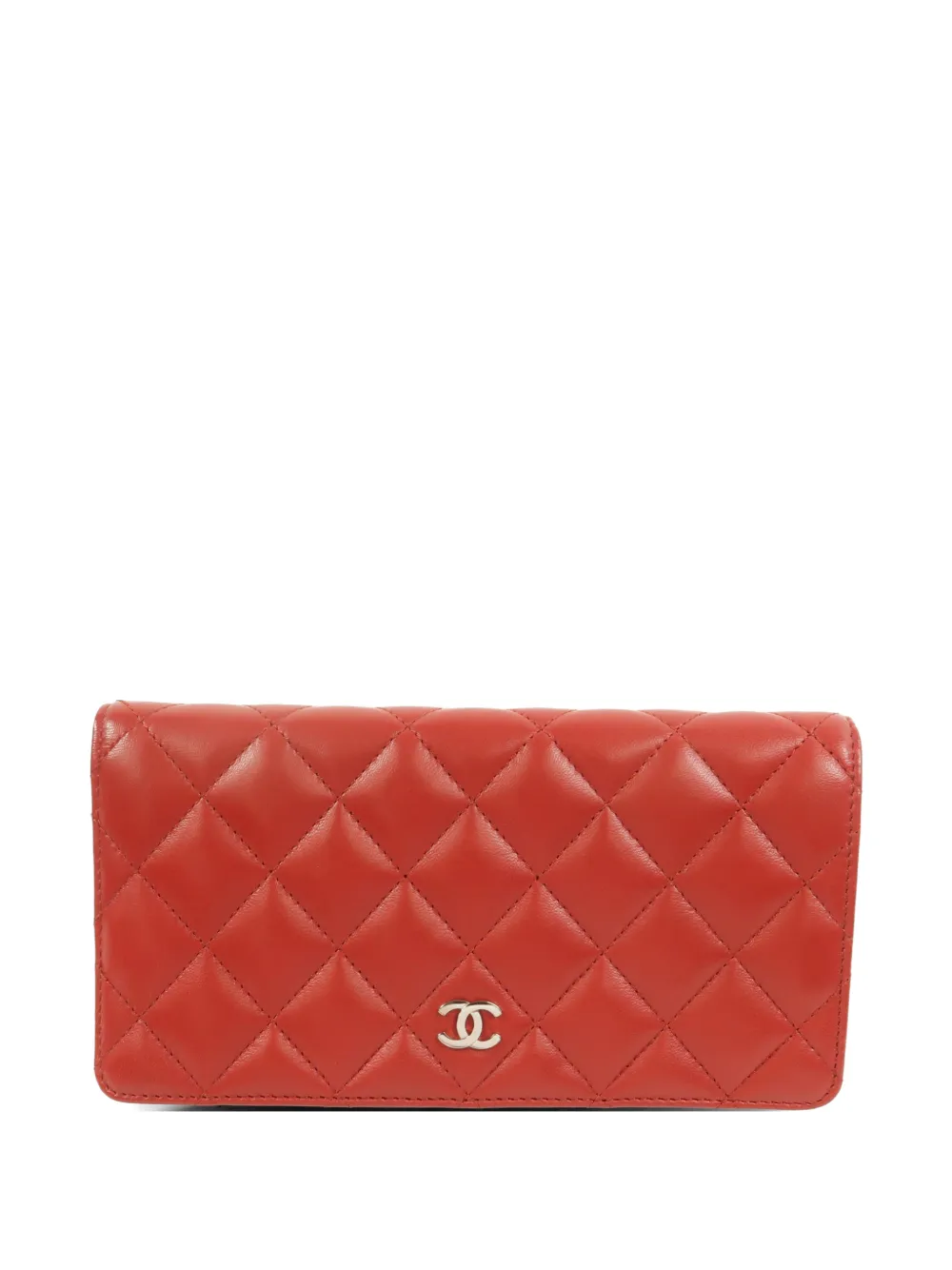 CHANEL Pre-Owned quilted wallet - Red