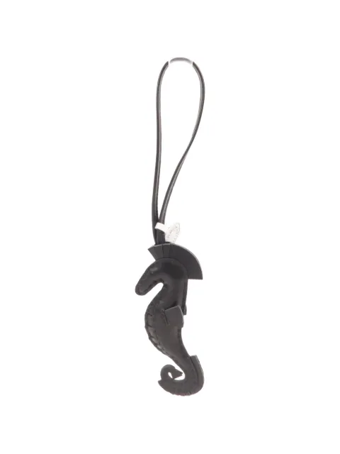 Hermès Pre-Owned 2023 Agneau Milo seahorse charm