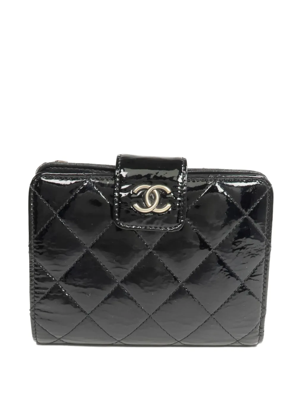 CHANEL Pre-Owned quilted wallet - Black