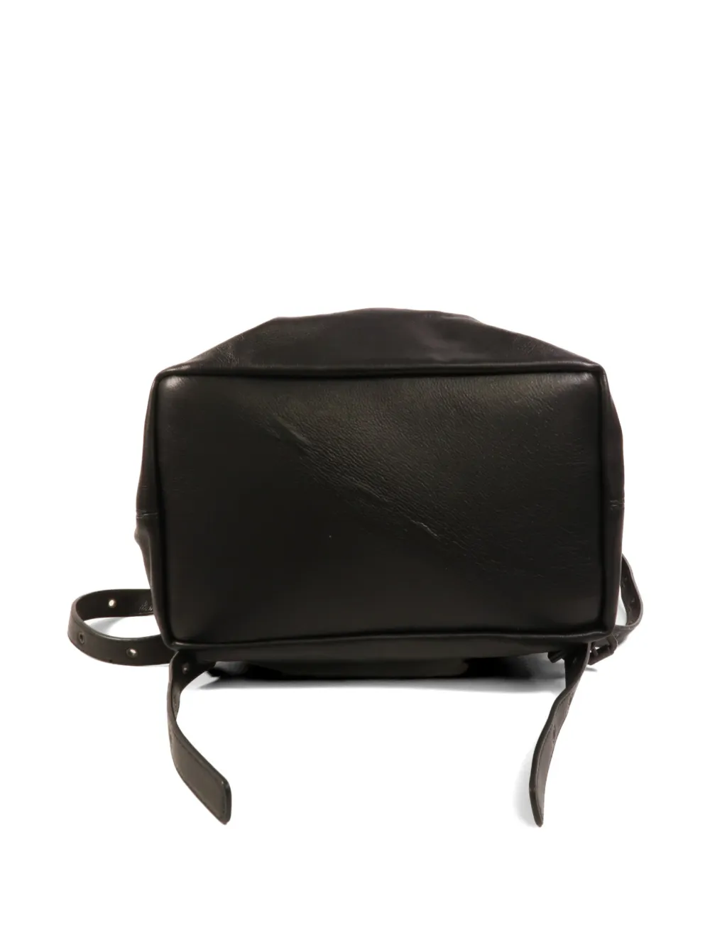 aritzia black leather backpack Grained Calfskin Joe Crafted from exquisite Italian leather Bottega Veneta Pre-Owned Intrecciato Stripe