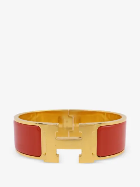 Hermès Pre-Owned Clic-Clac H enamel bracelet