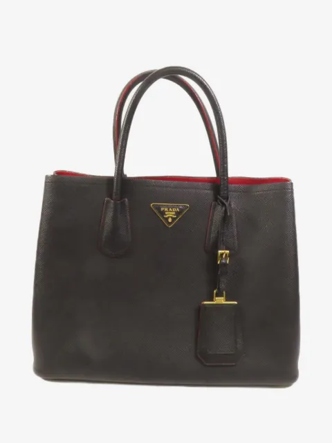Prada Pre-Owned Double leather tote bag