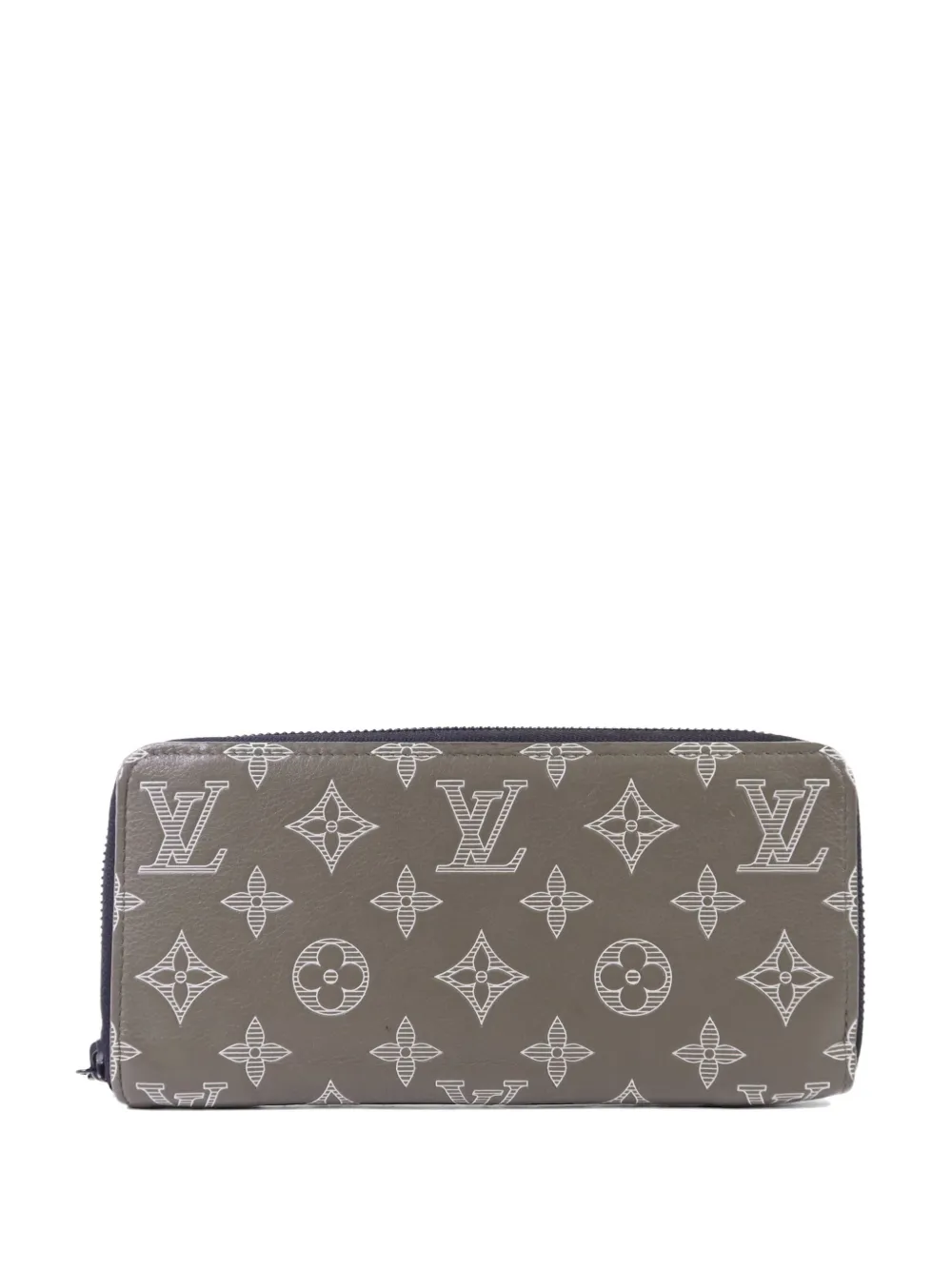 Louis Vuitton Pre-Owned Monogram Shadow zipper wallet - Verde