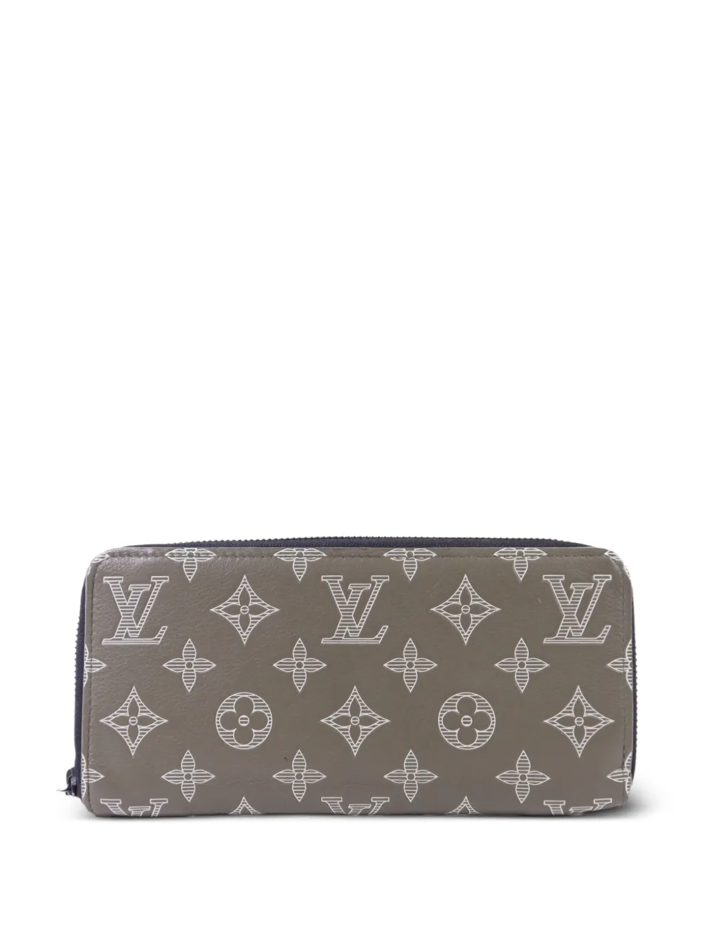 Louis Vuitton Pre-Owned Monogram Shadow zipper wallet - Verde