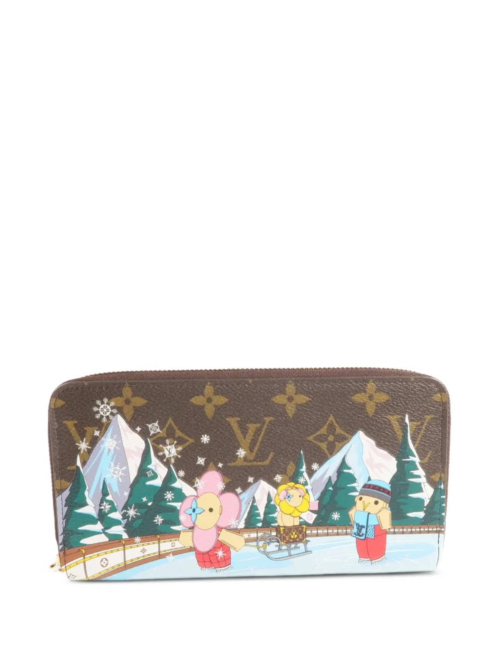 Louis Vuitton Pre-Owned Monogram Animation Zippy wallet - Marrone