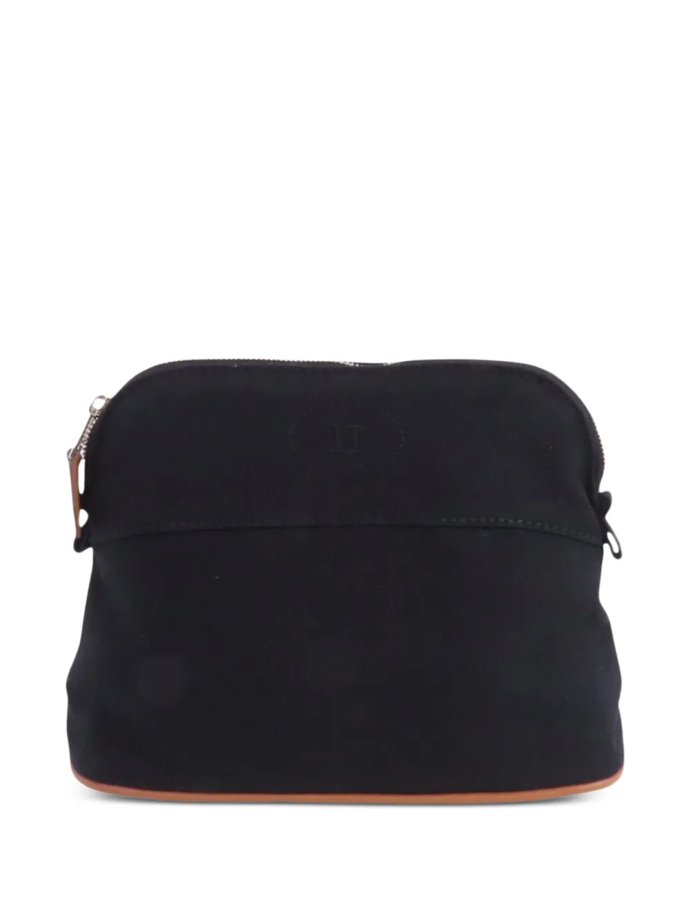Hermès Pre-Owned Bolide canvas clutch - Nero