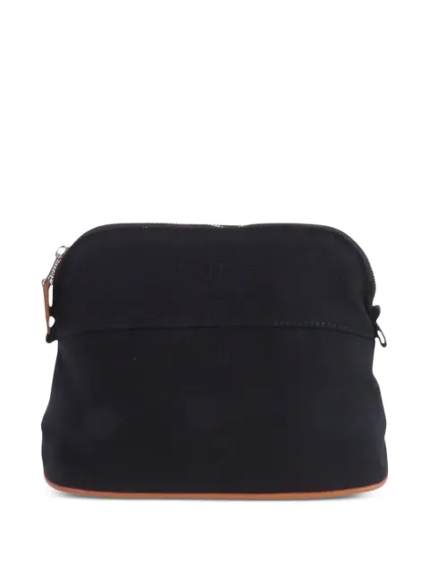 Hermès Pre-Owned Bolide canvas clutch