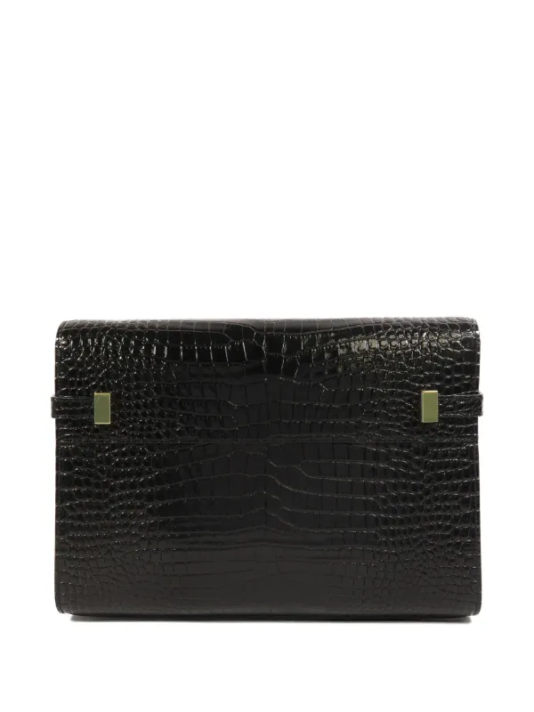 Saint Laurent Pre-Owned マンハッタン ショルダーバッグ | ブラック