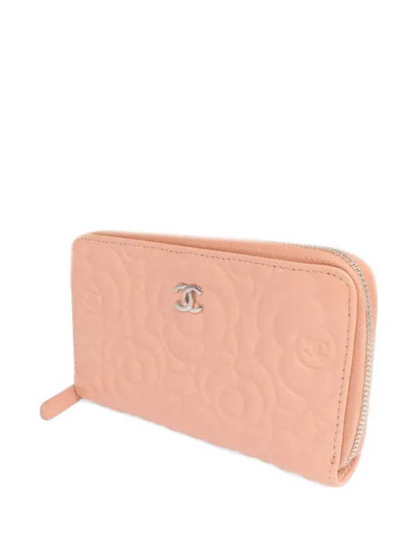 CHANEL Pre-Owned カメリア長財布 | ピンク | FARFETCH JP