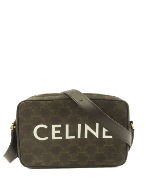 Celine Pre-Owned Triomphe logo-print messenger bag