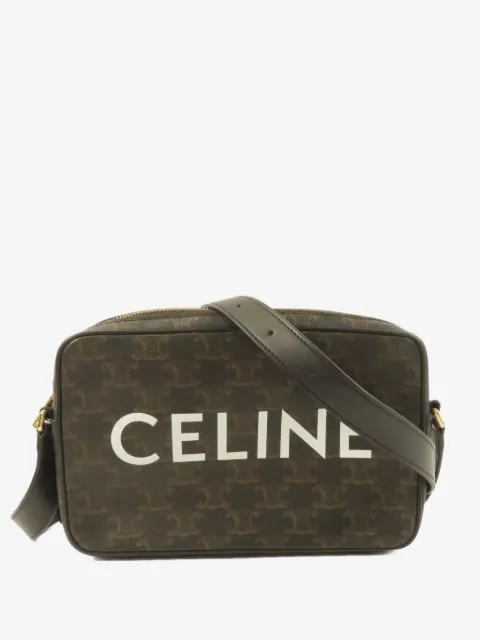 Celine Pre-Owned Triomphe logo-print messenger bag