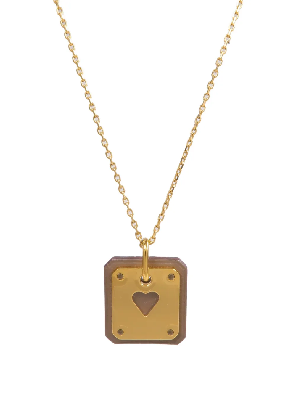 Hermès Pre-Owned 2021 As De Coeur necklace - Oro