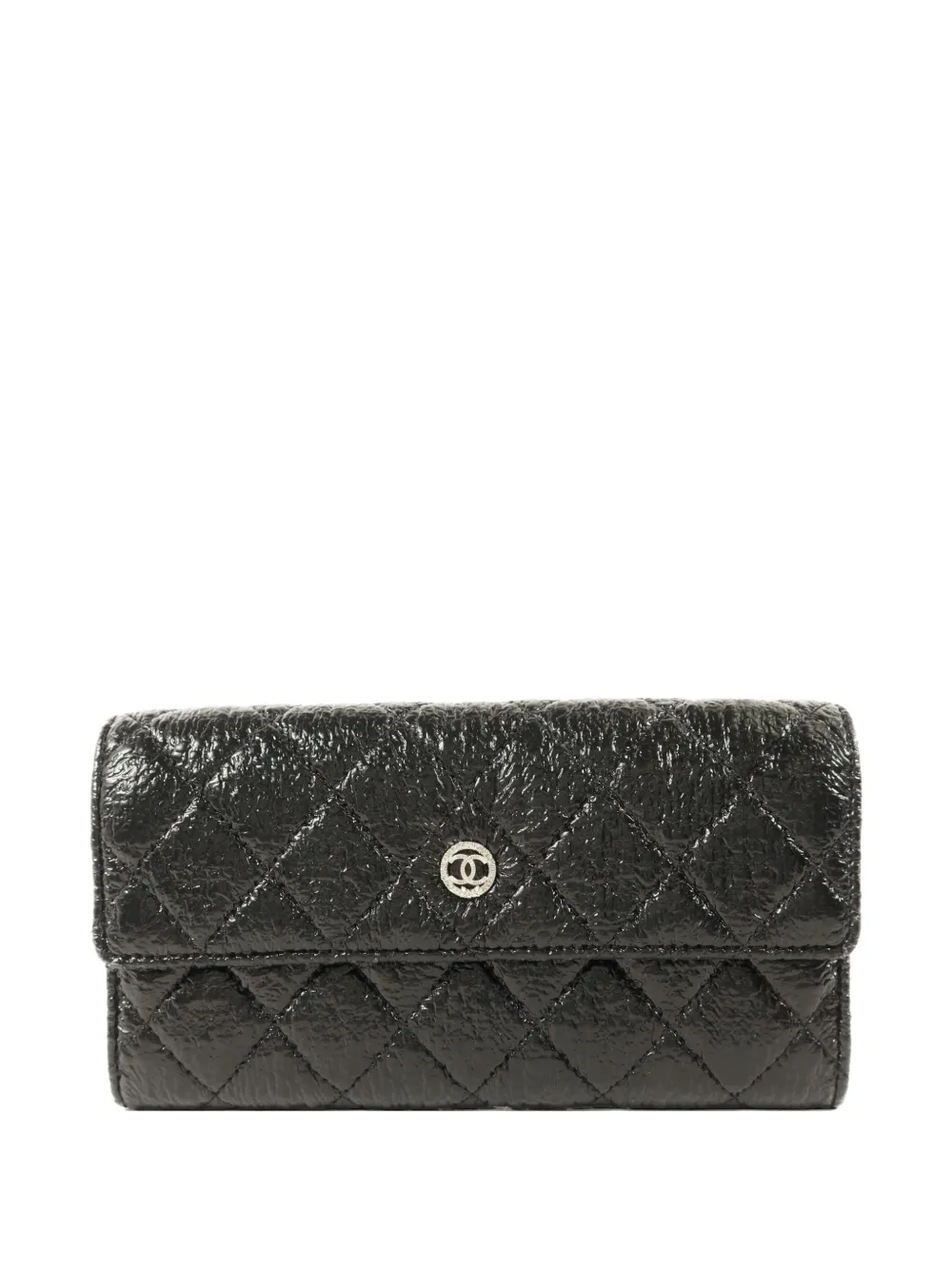 CHANEL Pre-Owned CC quilted wallet - Nero