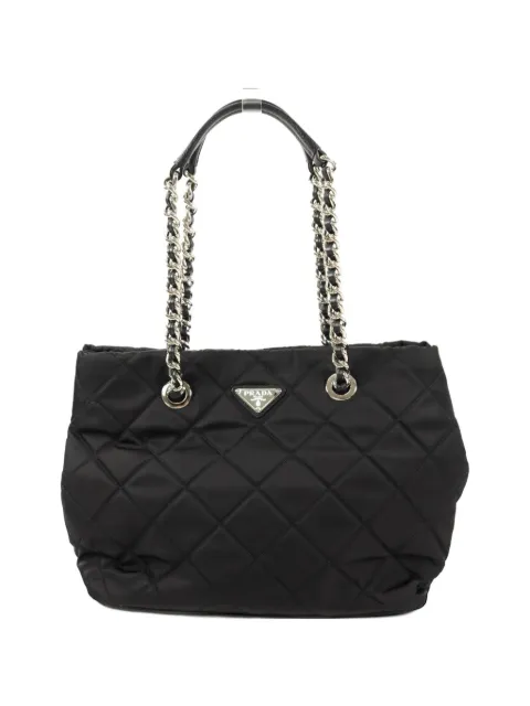 Prada Pre-Owned quilted chain shoulder bag