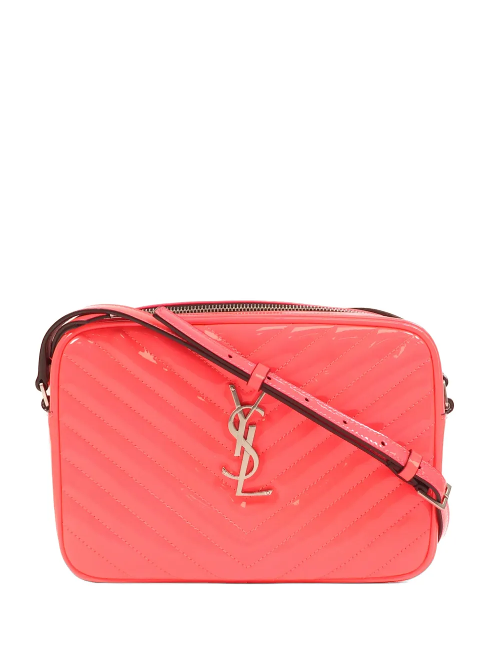 Saint Laurent Pre-Owned Lou quilted camera shoulder bag - Rosa