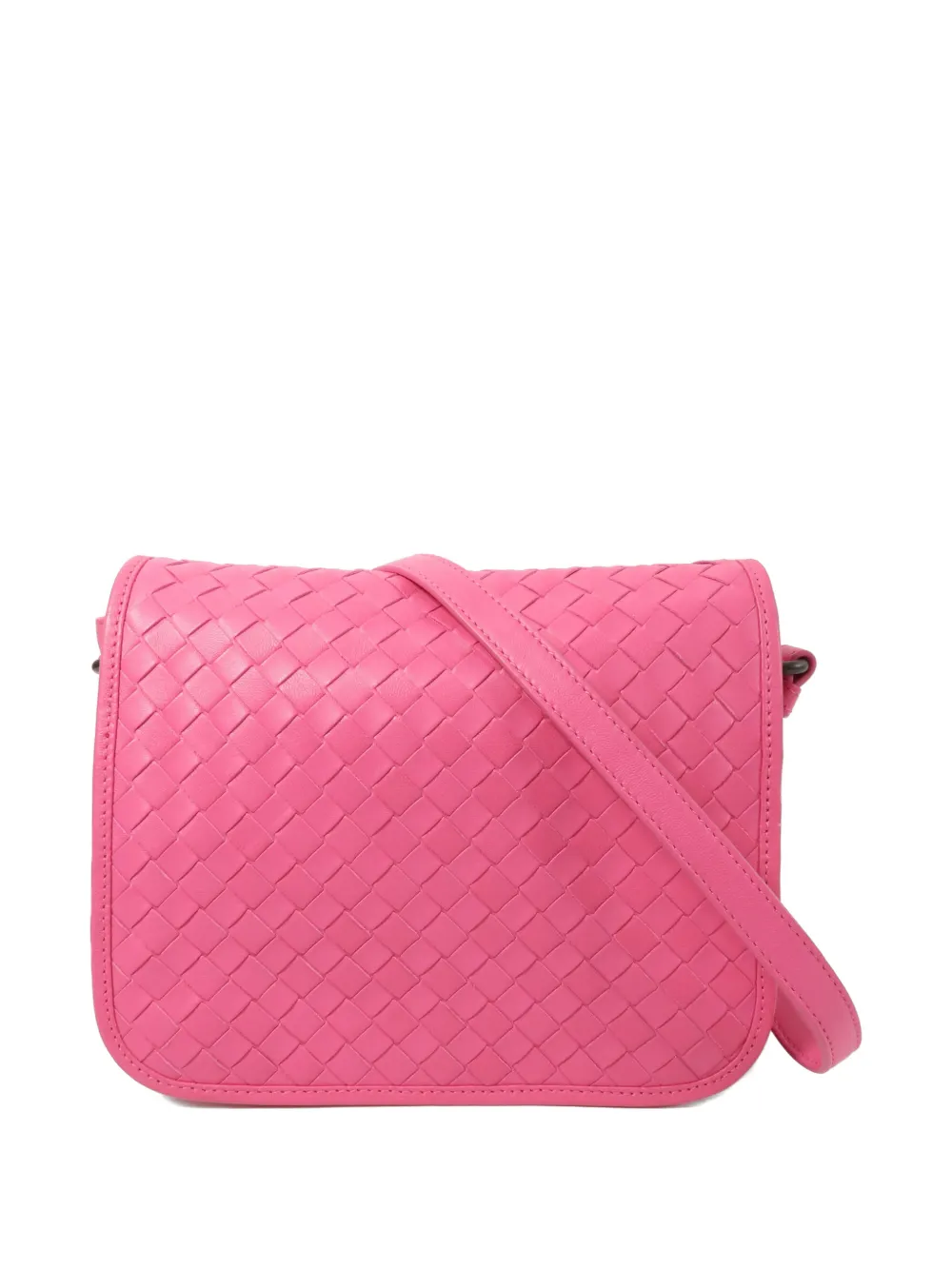 Bottega Veneta Pre-Owned Intrecciato shoulder bag - Pink