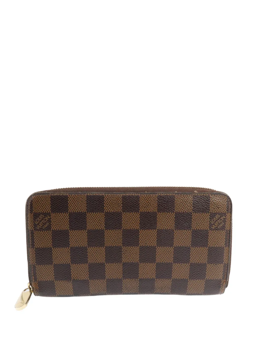 Louis Vuitton Pre-Owned Damier Ebene zippy wallet - Marrone