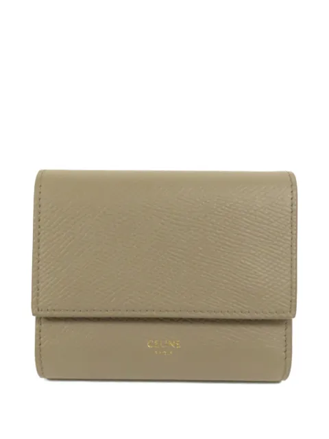 Celine Pre-Owned grainy leather wallet