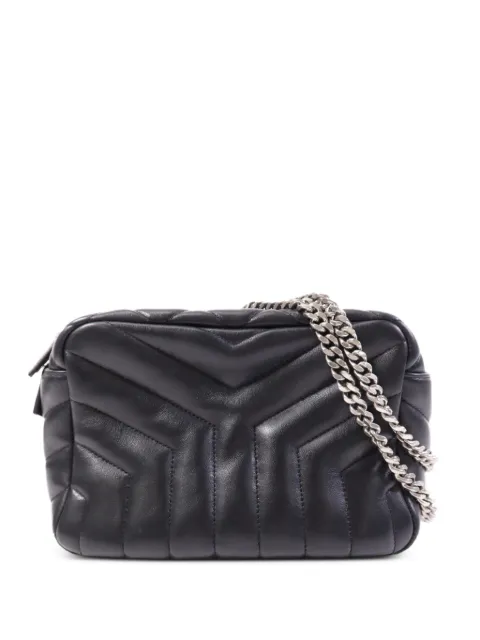 Saint Laurent Pre-Owned стеганая сумка на плечо Loulou