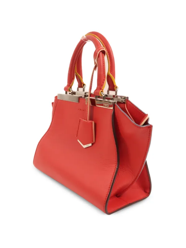 Fendi Pre-Owned Mini 3 Jours Tote Bag | Red | FARFETCH