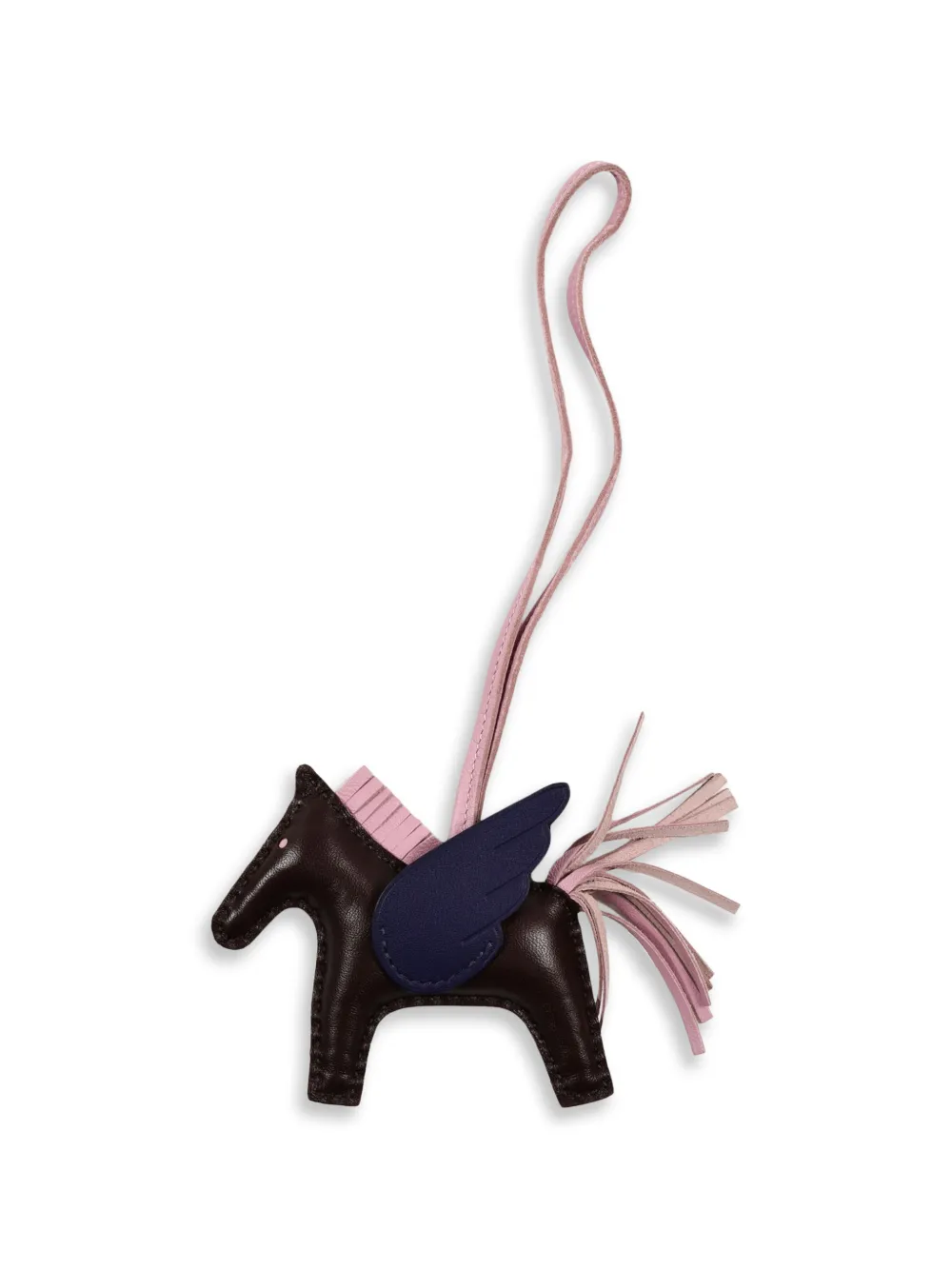 Hermès Pre-Owned PM Rodeo Pegase lambskin charm - Marrone