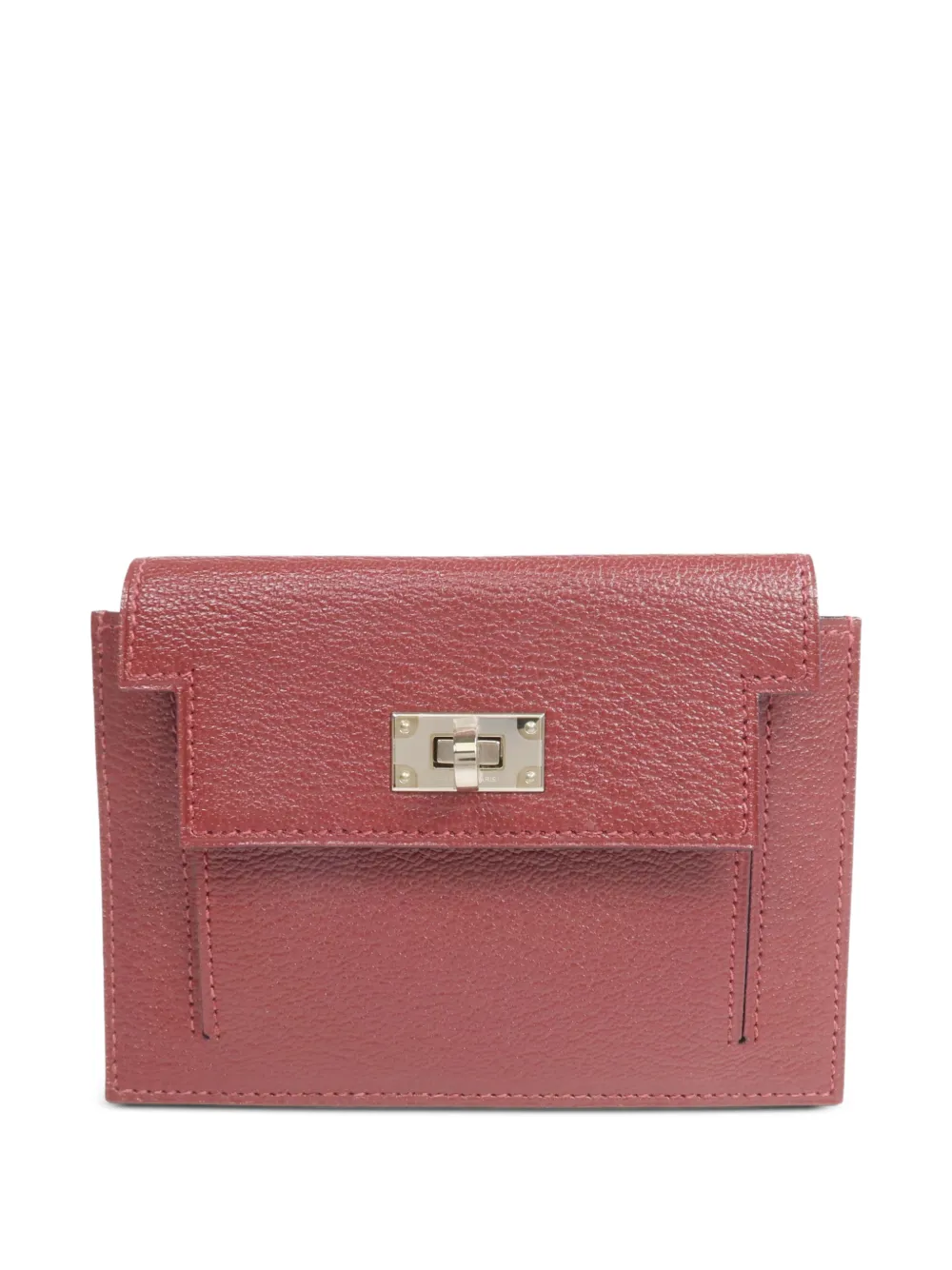 Hermès Pre-Owned 2020 Chevre Kelly Pocket wallet - Rot