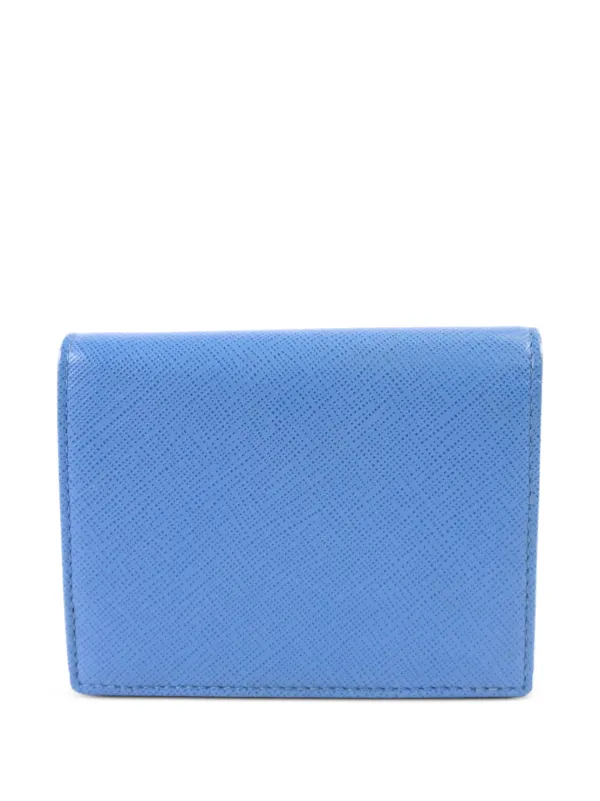 Prada Pre-Owned 二つ折り財布 | ブルー | FARFETCH JP