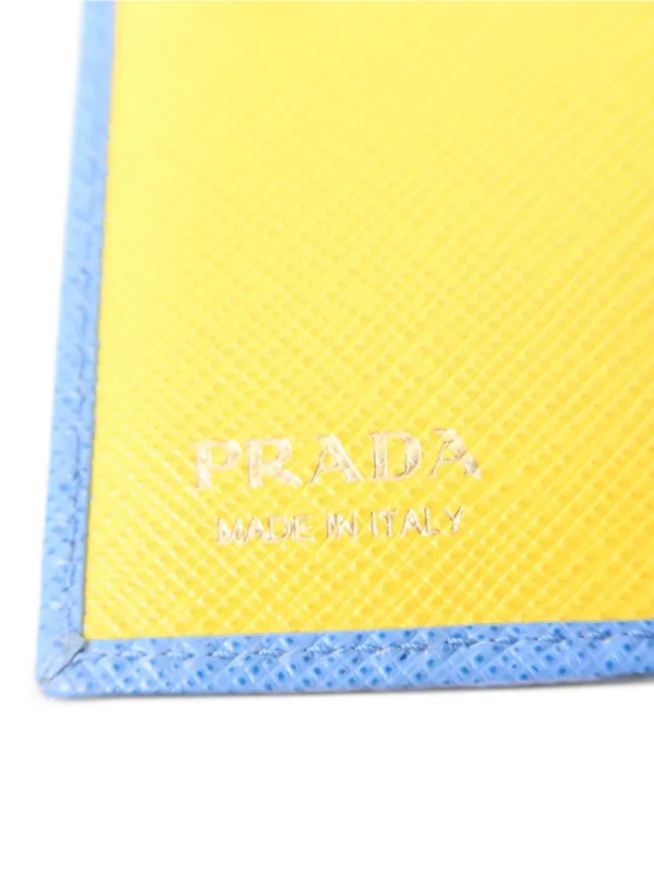 Prada Pre-Owned 二つ折り財布 | ブルー | FARFETCH JP