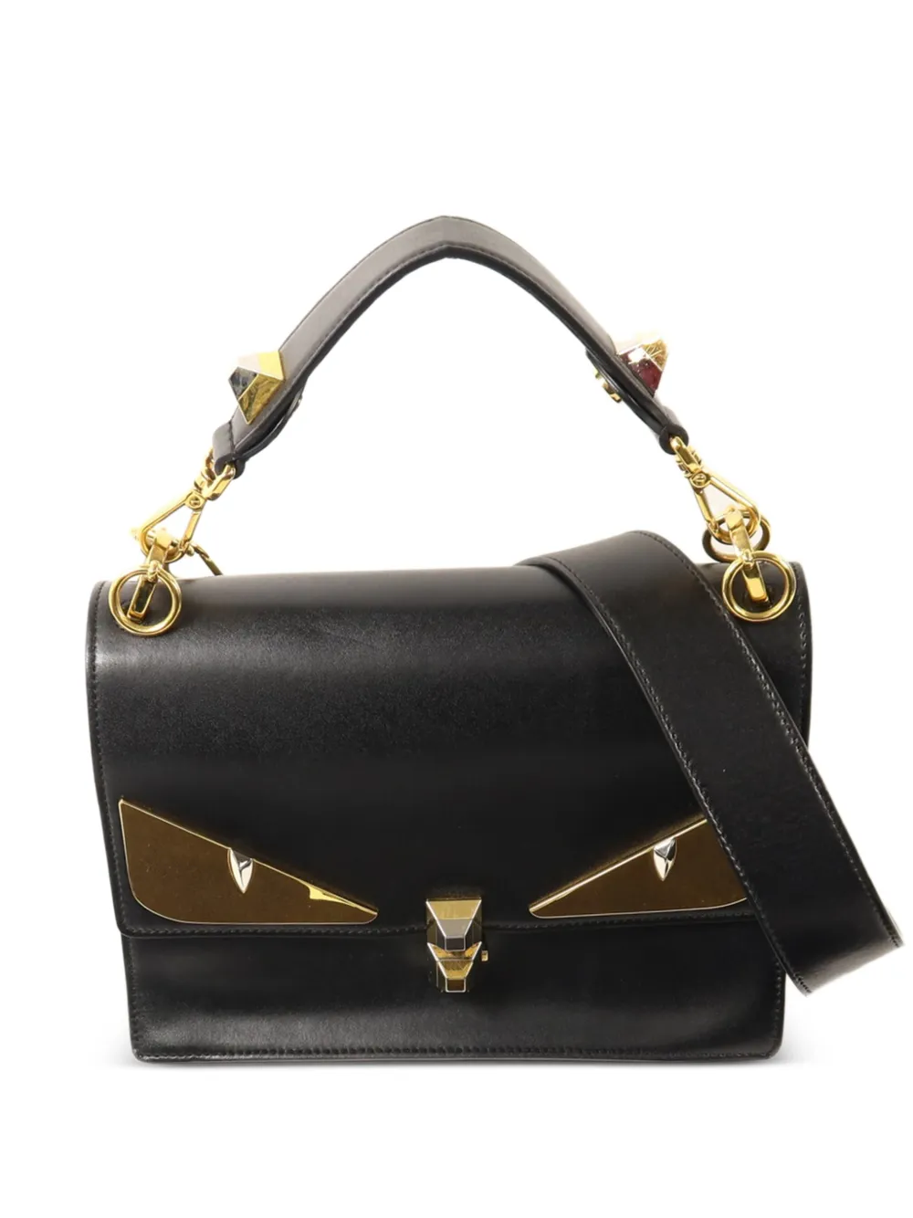Fendi Pre-Owned Kan I two-way calfskin tote bag - Nero