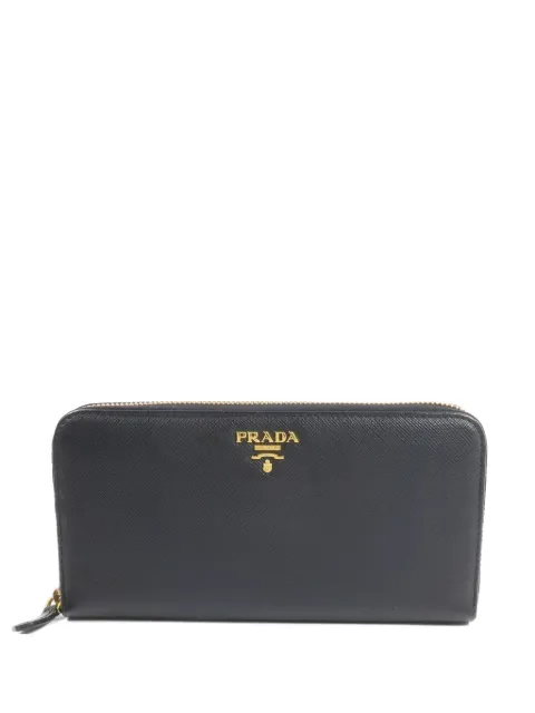 Prada Pre-Owned saffiano-leather long wallet