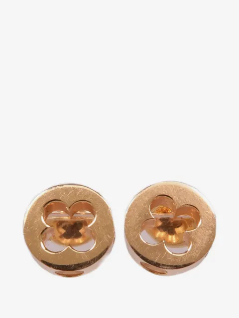 Louis Vuitton Pre-Owned boucles d'oreilles à logo gravé Empreinte
