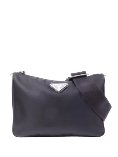 Prada Pre-Owned logo-plaque cross body bag