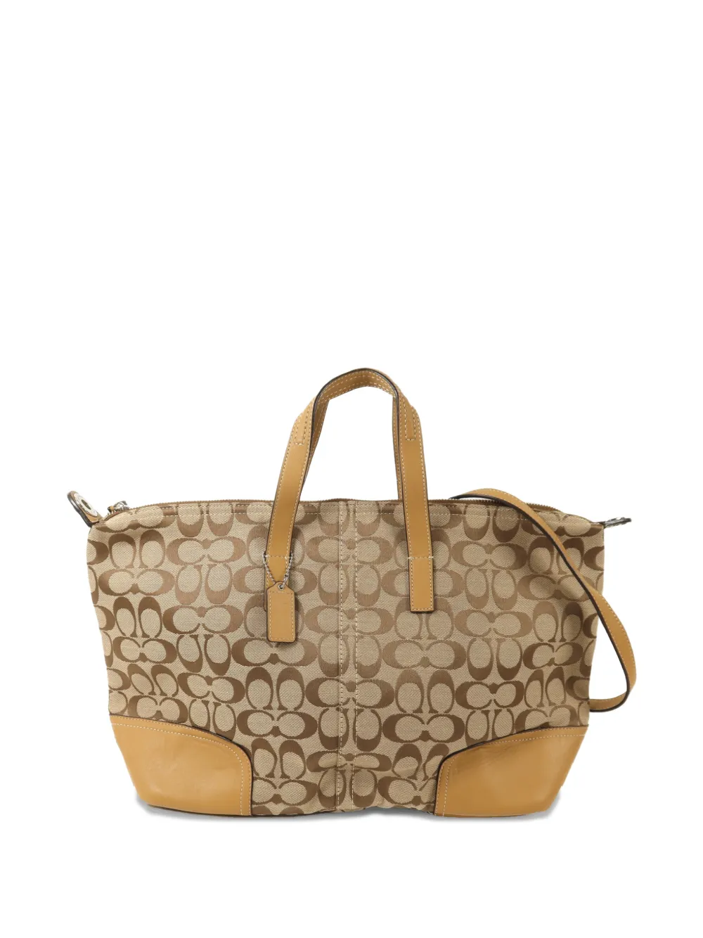 Coach Vintage Signature logo-detail tote bag - Toni neutri