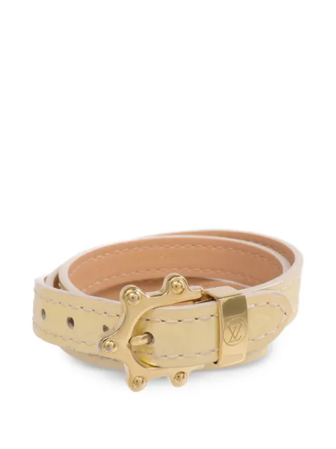 Louis Vuitton Pre-Owned pulsera Monogram Vernis Triple Tour