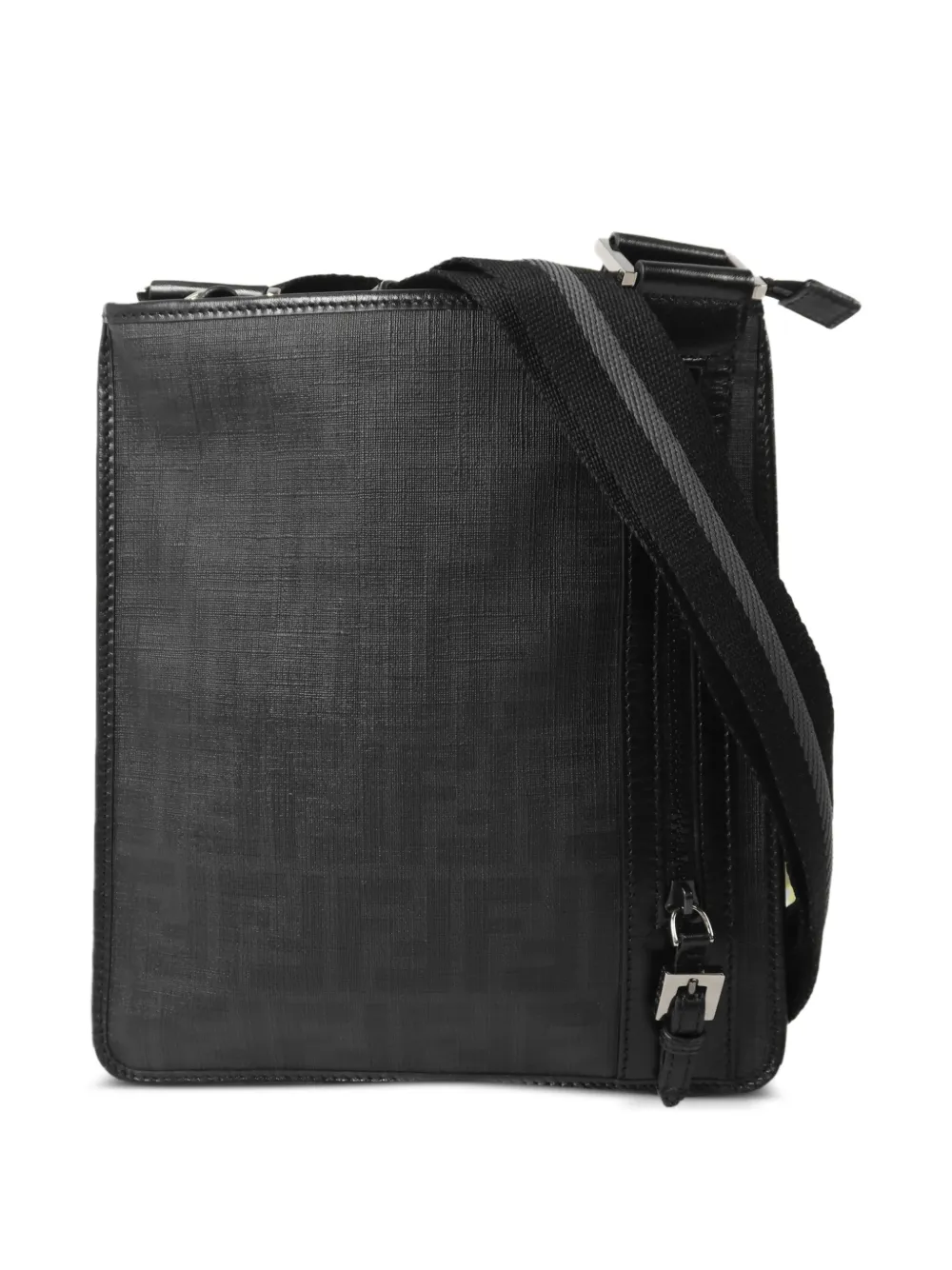 Fendi Pre-Owned Zucca messenger bag - Nero