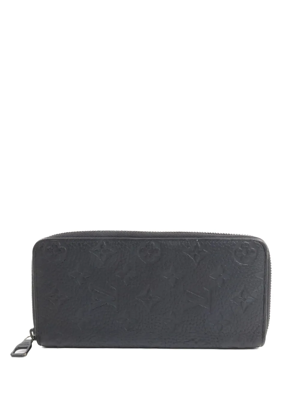 Louis Vuitton Pre-Owned zip-around Taurillon Monogram wallet - Nero