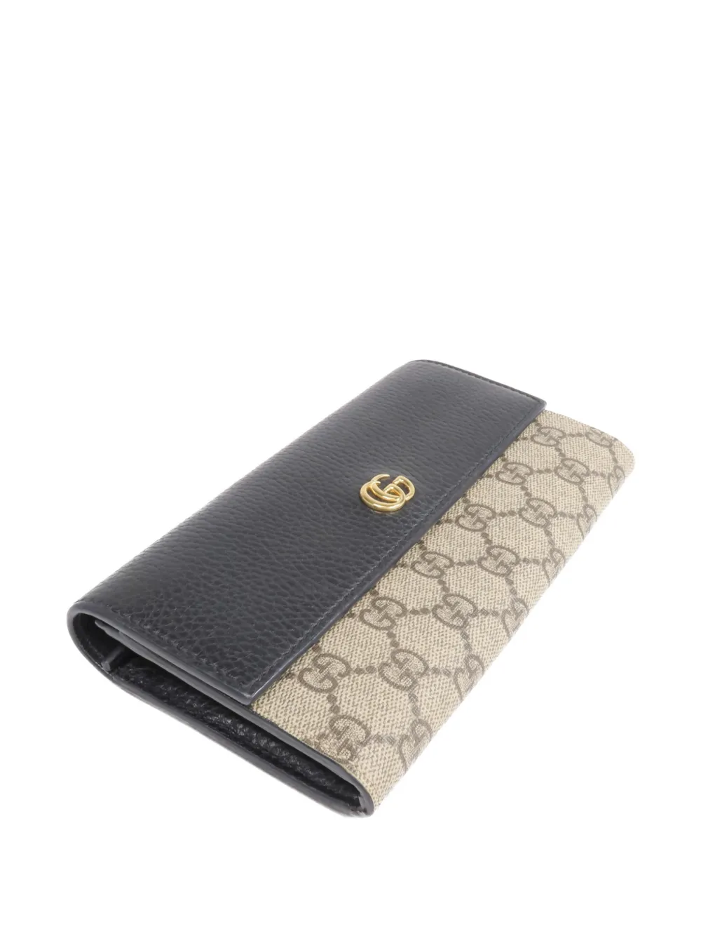 Gucci Pre-owned GG Supreme Marmont Wallet in Neutrals, view 4