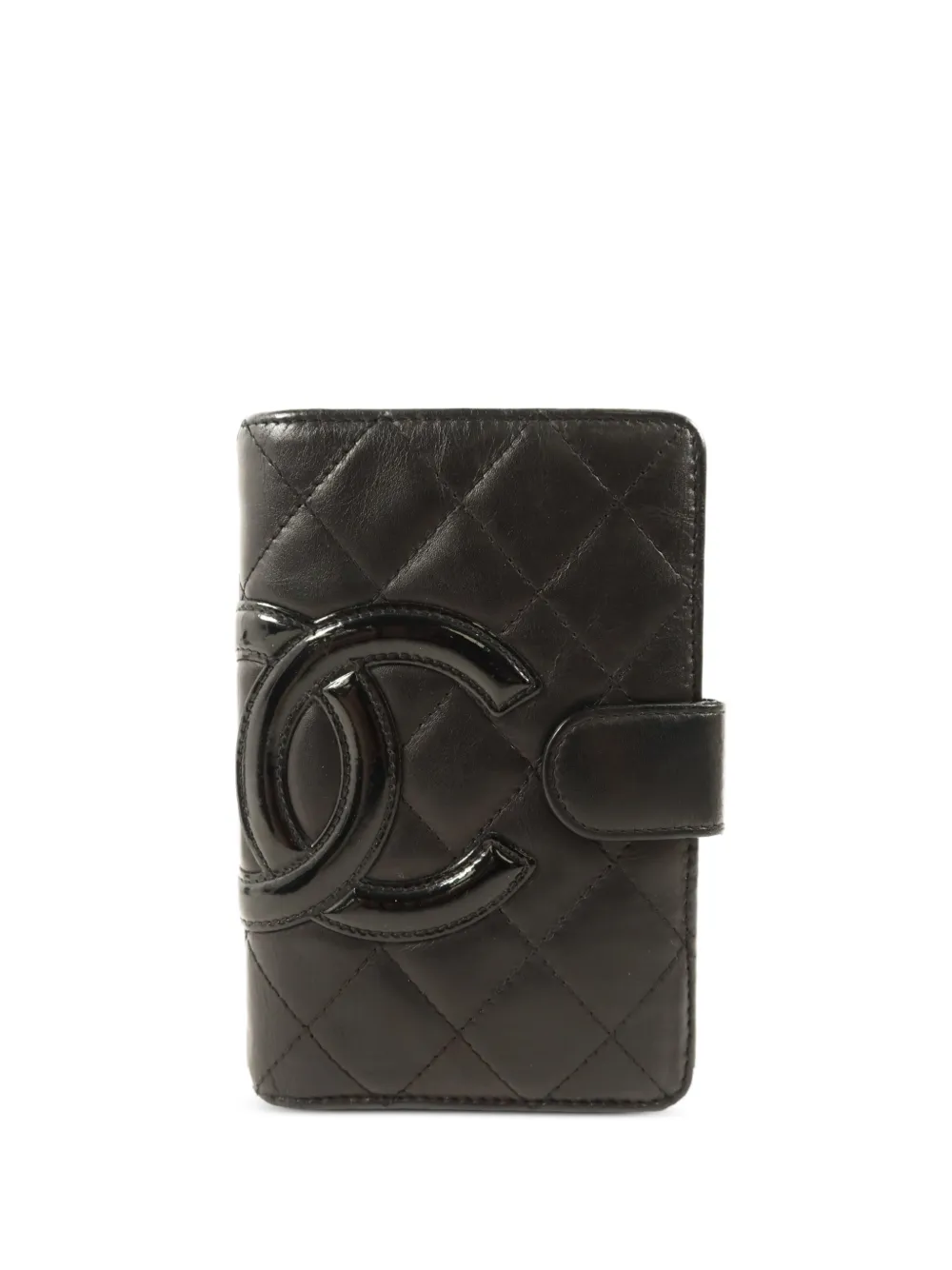 CHANEL Pre-Owned Portafoglio bi-fold Cambon CC - Nero