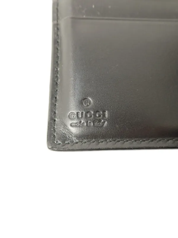 Gucci Pre-Owned GG シグネチャー ウェブ ストライプ 二つ折り財布