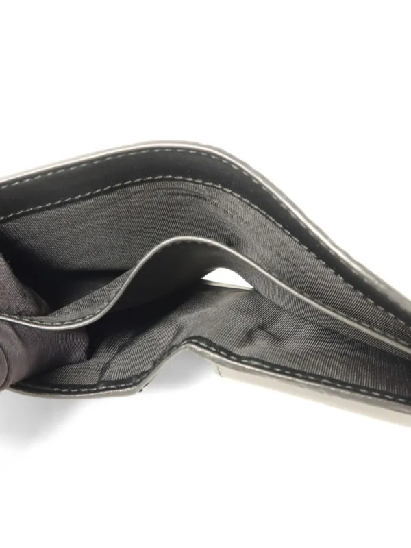 Gucci Pre-Owned GG シグネチャー ウェブ ストライプ 二つ折り財布