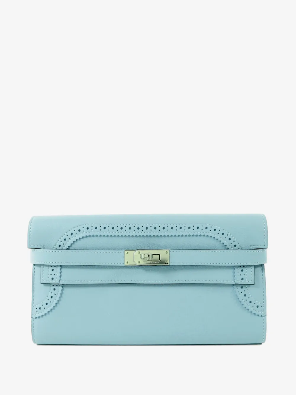 Hermès Pre-Owned Kelly Ghillies wallet | Blue | Image 1