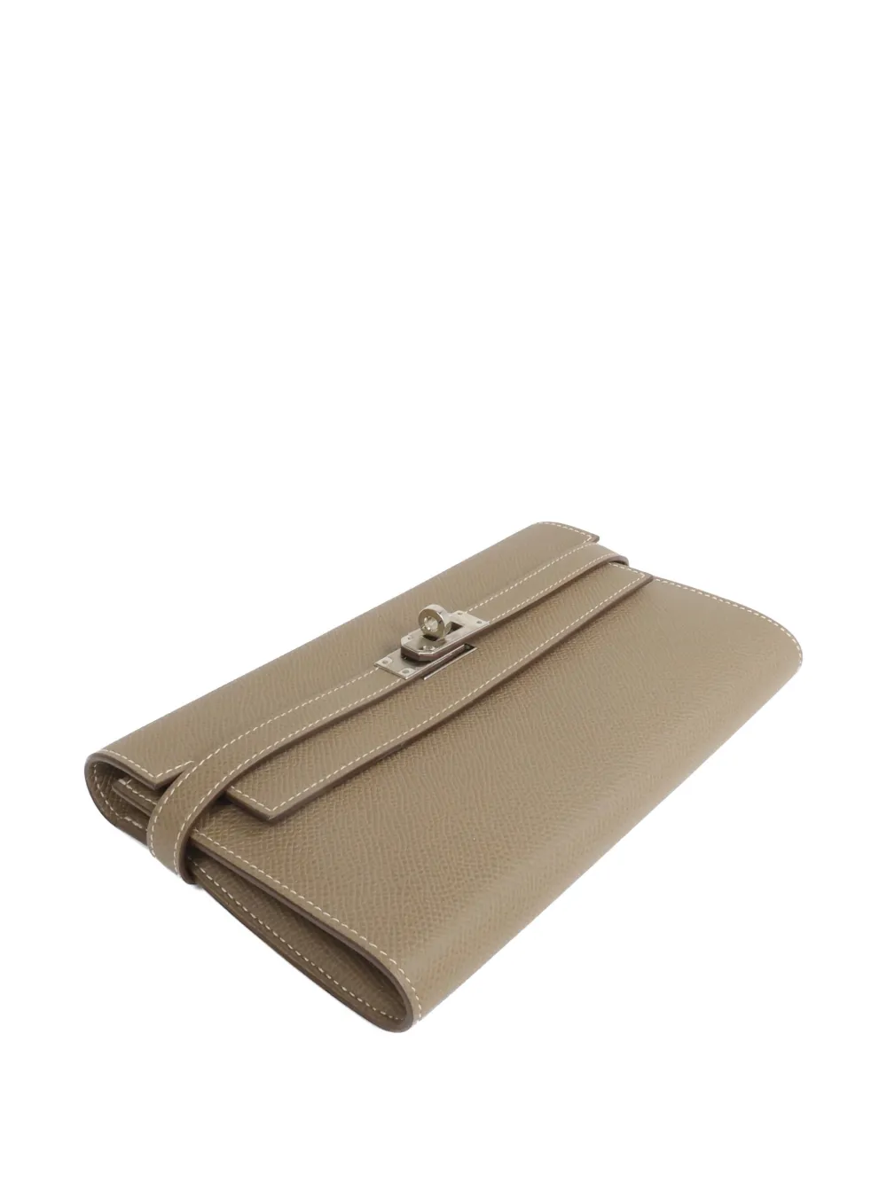 Hermès Pre-owned Kelly Epsom Wallet in Neutrals, view 4