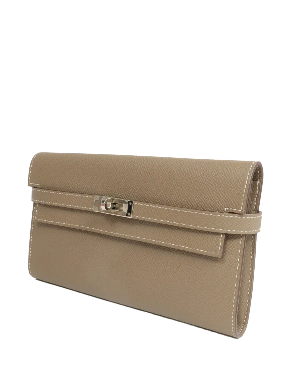 Hermès Pre-owned Kelly Epsom Wallet in Neutrals, view 3
