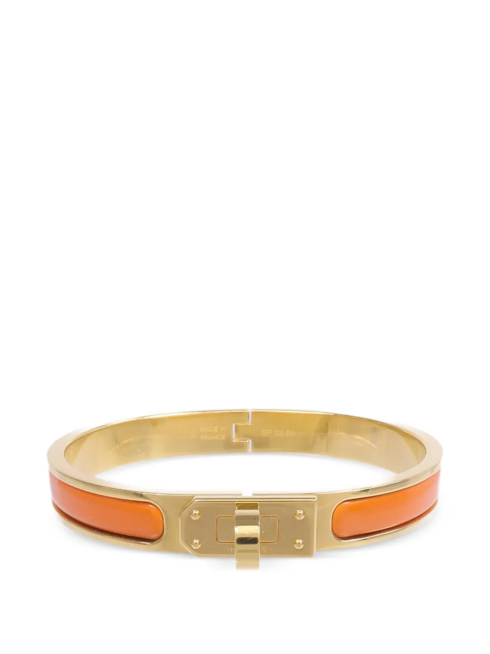 Hermès Pre-Owned Mini Clic Kelly enamel bracelet - Oro